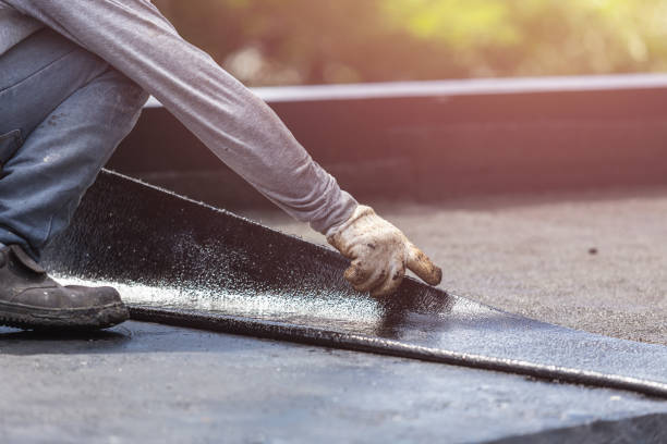 Professional Emergency Waterproofing technician working in Conover, OH